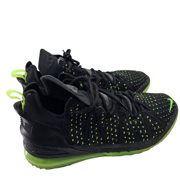 Nike LeBron 18 Shoes Mens Size 10.5 Black Green Basketball CQ9283-005 Sneakers main image 11